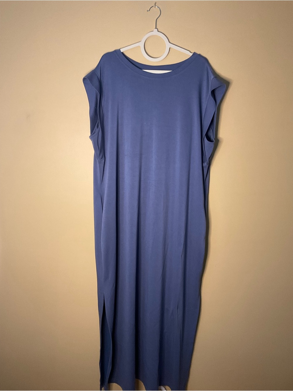 OLRIK Sleeveless Maxi Dress in Dusty Blue